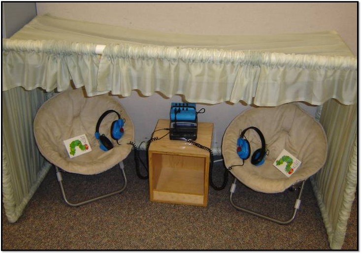 Private Listening Center Offers Place to Listen to a Book