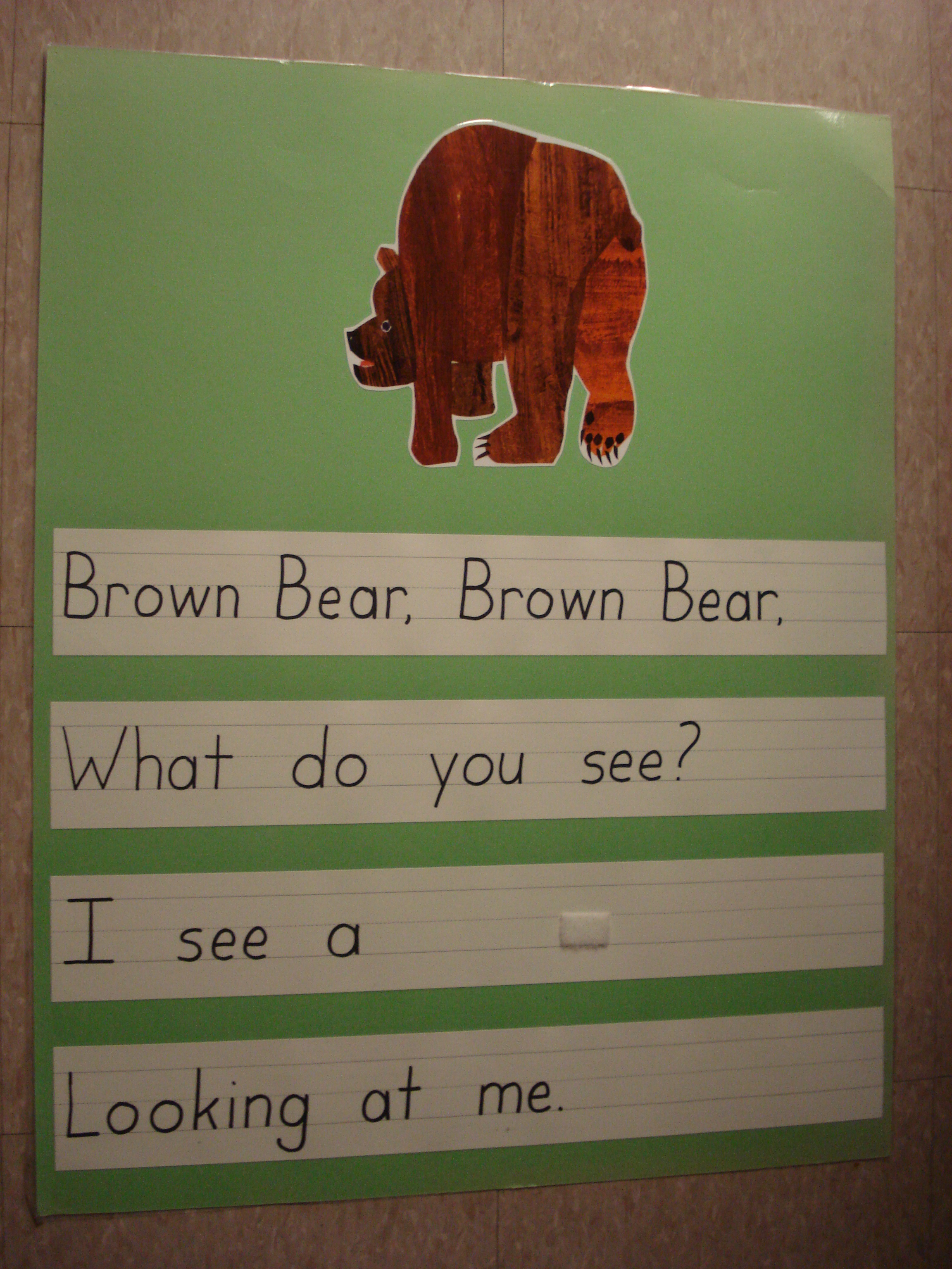 Brown Bear Brown Bear